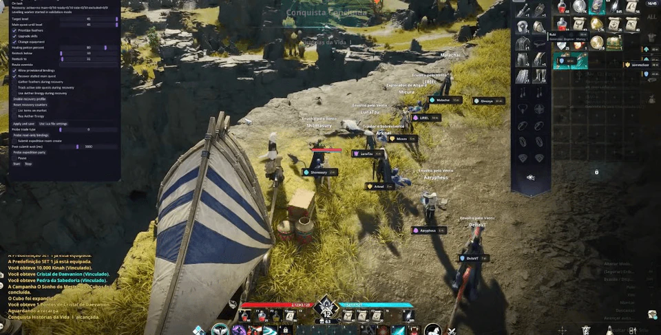 Aion 2 cheats features: aimbot, bots, ESP wallhack and more — Aion 2 cheat gameplay screenshot