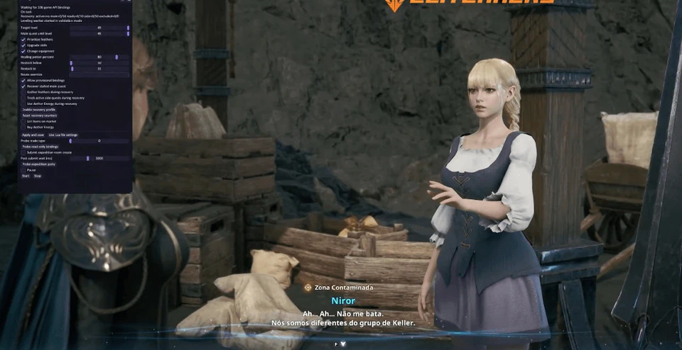 Aion 2 Training tips for aimbot and ESP practice — Aion 2 cheat gameplay screenshot
